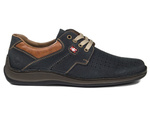 Półbuty Rieker 5207-14 blue niebieski