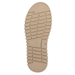 Skórzane półbuty na platformie T. Sokolski 4000 Vizon szare wiązane