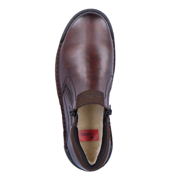 Botki męskie zimowe Rieker B0392-25 brown