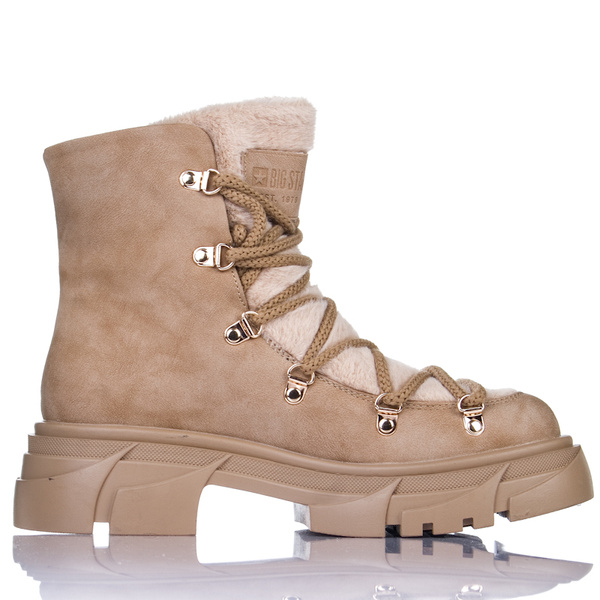 Workery damskie Big Star MM274573 camel