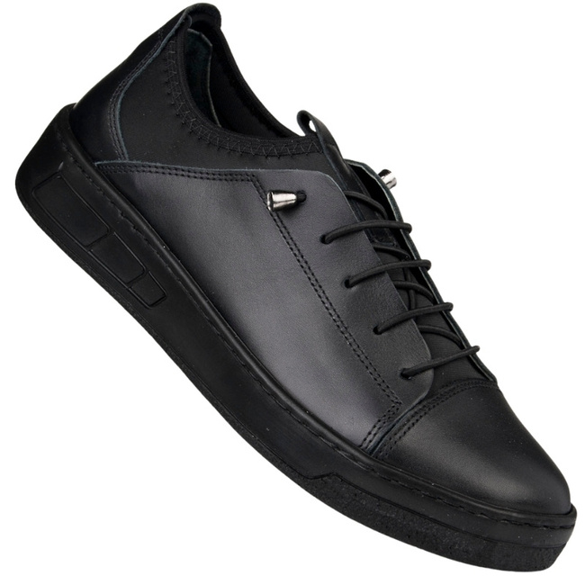 Półbuty damskie skórzane T. SOKOLSKI AMI W26-151 BLK czarne