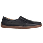 Buty Barefoot damskie wsuwane Helios 452 czarne skórzane Polskie
