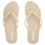 Piankowe Japonki damskie Big Star RR274A551 beżowe lekkie na lato