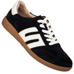 Czarne sneakersy sportowe damskie Filippo DP7492/25 BK skórzane