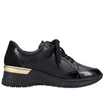 Półbuty damskie Rieker N4330-00 black