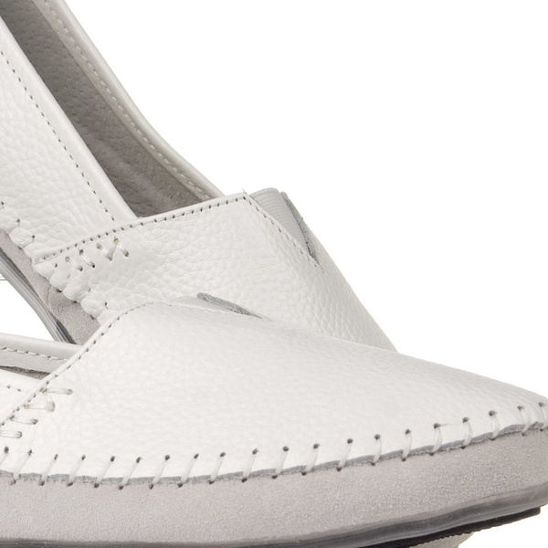 Białe mokasyny skórzane damskie Filippo 031 Wh white