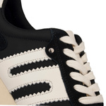Czarne sneakersy na platformie damskie Filippo DP6743/25 BK skórzane