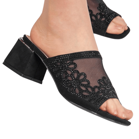 Klapki damskie S.Barski KV-612-1 czarny