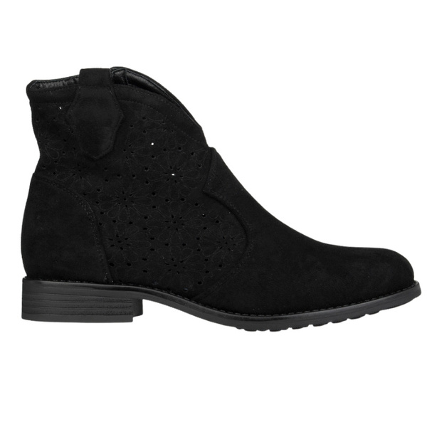 Botki kowbojki zamszowe damskie S.Barski HY52-532 czarne