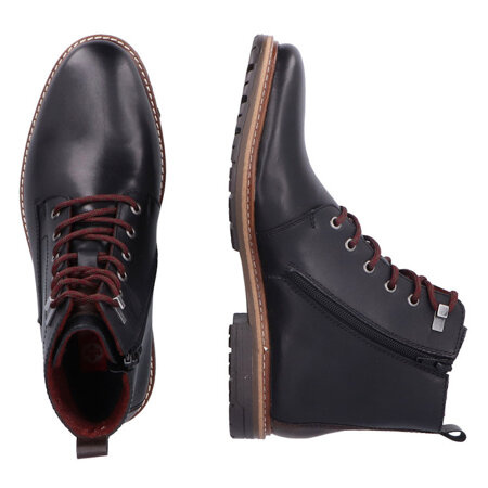 Trzewiki Zimowe Rieker 13730-00 black czarne