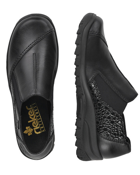 Półbuty Rieker L7178-00 black czarny