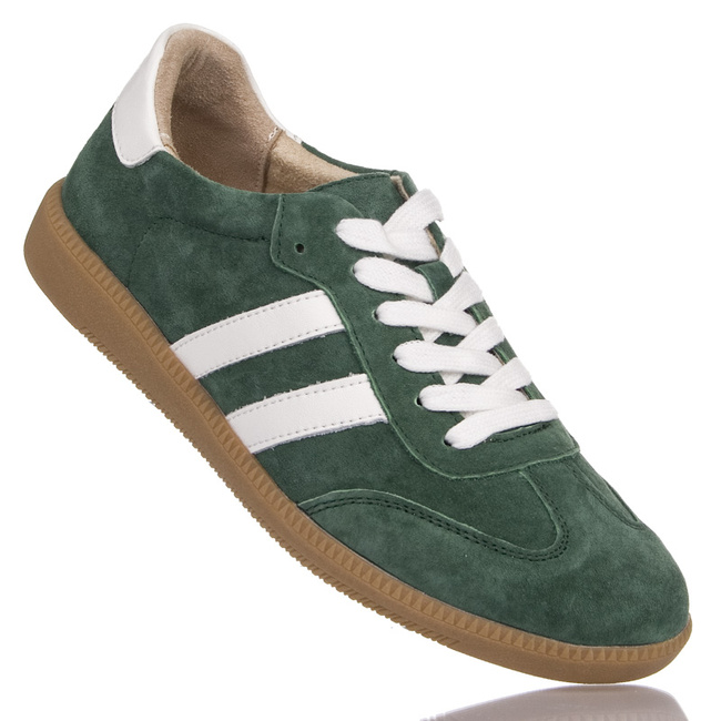 Zielone sneakersy damskie Filippo DP6741/25 GE buty sportowe