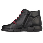 Skórzane Trzewiki damskie Maciejka P7240 czarne przejściowe na gumki