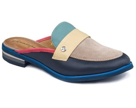 Klapki Maciejka 05036-17/0-5 granat