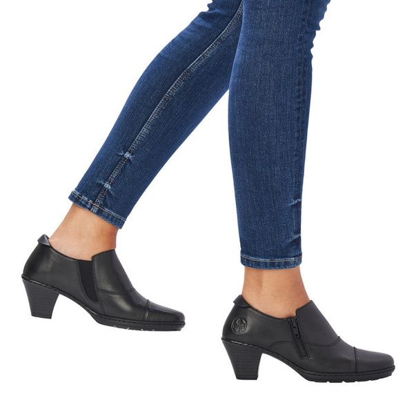 Półbuty damskie Rieker 57173-02 black