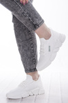 Białe sneakersy sportowe tekstylne Big Star JJ274268 white 