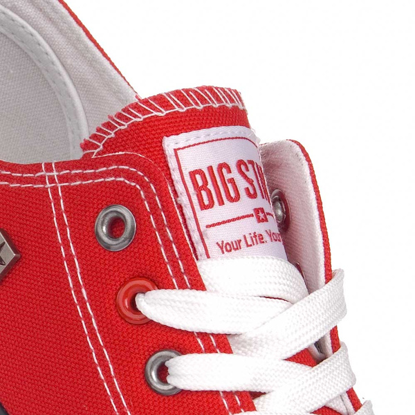 Trampki Big Star T274020 603 czerwone