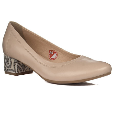 Czółenka Bioeco by Arka 5627 beż