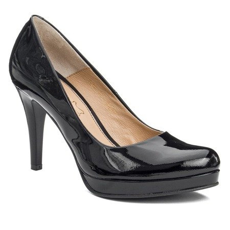 Czółenka Eska 530 CZARNY LAK