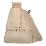 Skórzane półbuty na platformie T. Sokolski 4000 Beige beżowe wiązane