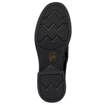 Lakierowane Botki z ozdobami D&A S.Barski MR52-108 czarne skórzane