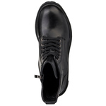 Skórzane trzewiki damskie Filippo DBT7133/25 BK czarne z motylkiem