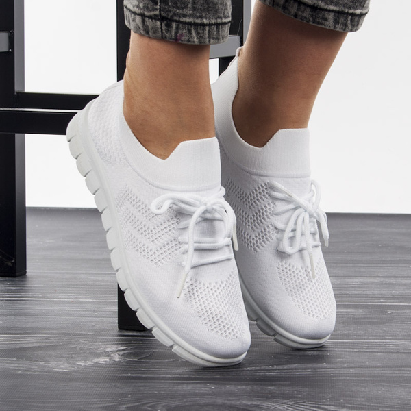 Sneakersy damskie Potocki 44300WH białe