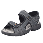Sportowe sandały męskie Rieker 26156-47 grey szare wygodne