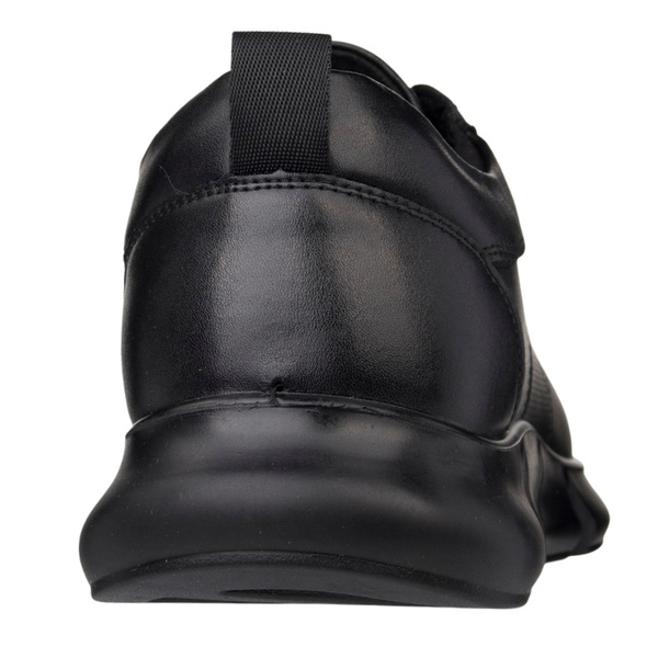 Skórzane sneakersy męskie T.Sokolski CH J25-99 BLK czarne wiązane