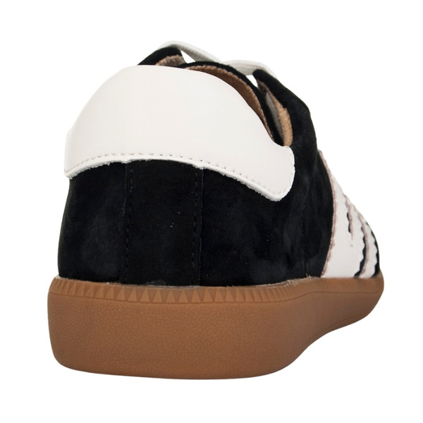 Czarne sneakersy sportowe damskie Filippo DP7492/25 BK skórzane