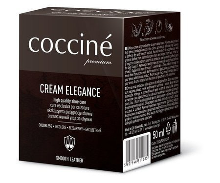 Coccine CREAM ELEGANCE - KREM DO OBUWIA 50 ml BEZBARWNY