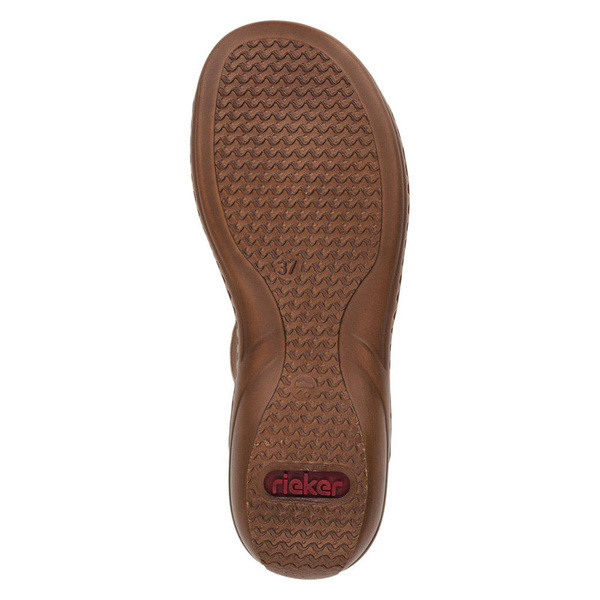 Sandały skórzane Rieker 60841-60 beige 