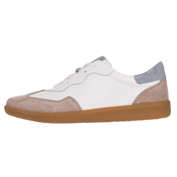 Białe sneakersy damskie skórzane T. Sokolski 224 WH/BLUE sportowe 