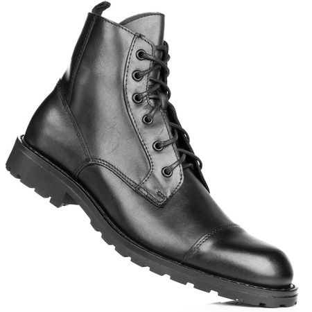 Botki zimowe wizytowe Domeno 5384R czarny