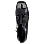 Botki lakierowane damskie Artiker 57C1037 czarne skórzane ocieplone