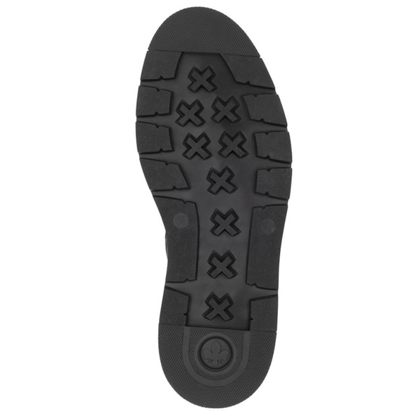 Trzewiki skórzane męskie Rieker 30101/00 H szerokie ciepłe OUTLET