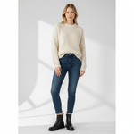 Czarne eleganckie botki damskie Filippo DBT7200/25 BK skórzane ocieplone