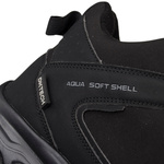 Zimowe buty trekkingowe DK 1029-P SAURON czarne wysokie ocieplone polarem