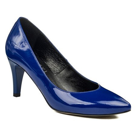 Czółenka Kotyl 744 Chabrowy lakier