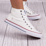 Wysokie Trampki Big Star DD274332 białe 