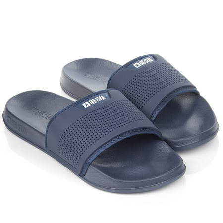 Klapki męskie Big Star NN174696 granat