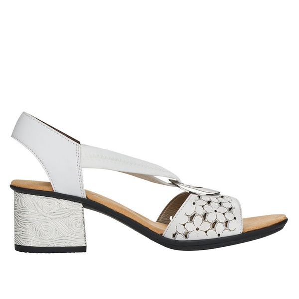 Sandały Rieker 64677-80 white białe