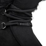 Śniegowce damskie mukluki Big Star SS274113 czarne ciepłe z futerkiem