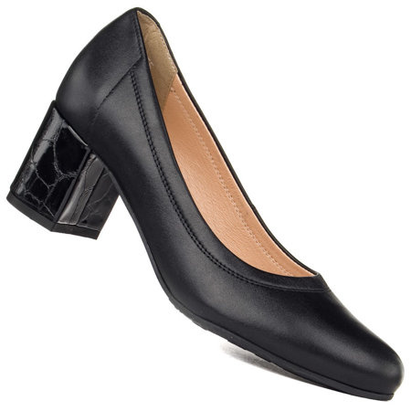 Czółenka Bioeco Arka 5755 czarne