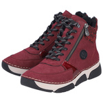 Czerwone sneakersy zimowe botki Rieker 45960-35 red skórzane 