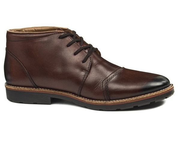 Trzewiki Zimowe Rieker 35340-25 brown Brąz 