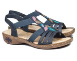 Sandały damskie Rieker 60171-14 blue