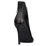 Botki na szpilce Venezia V428-00678-14BLA czarne skórzane wysokie