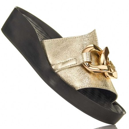 Klapki T.Sokolski BK L22-303 gold złoty