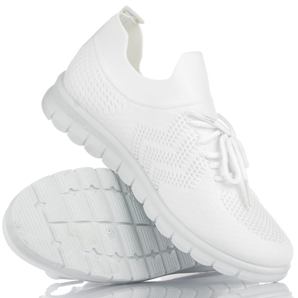 Sneakersy damskie Potocki 44300WH białe
